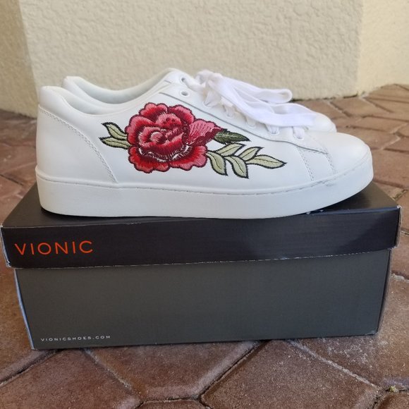 Vionic Womens Syra Floral Sneaker Vionic Womens Syra Floral Sneaker